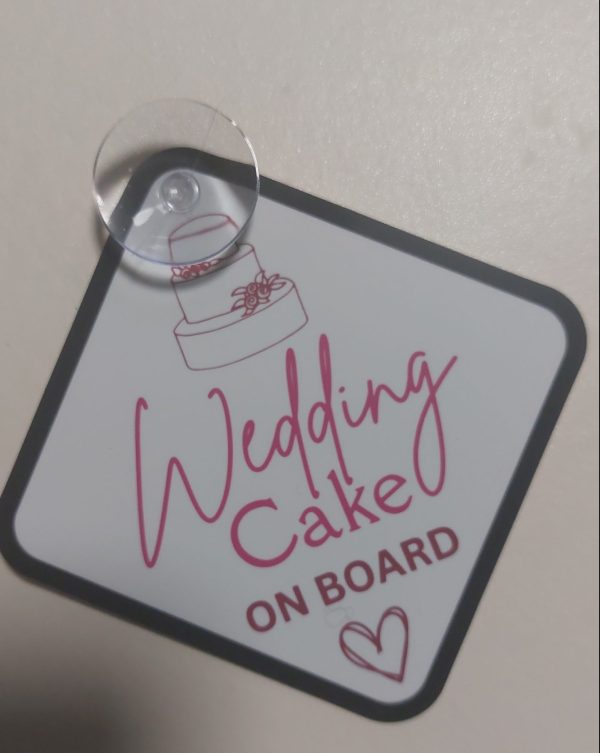 The Wedding Planner, Cake Pad & Car Sign - Image 5